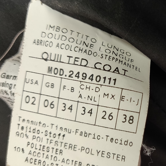 Quilted Khaki colour Coat ✳️✳️✳️ - Picture 8 of 9